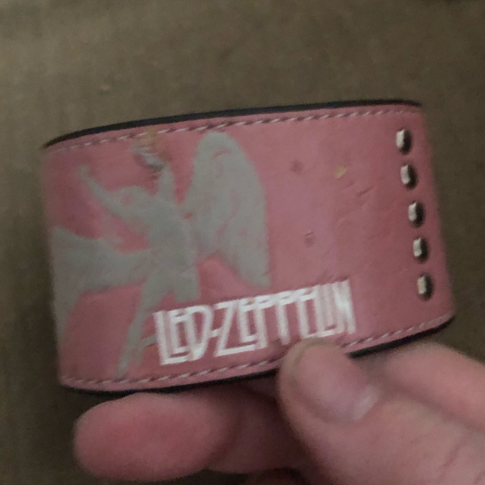 COPY - 2006 Led Zeppelin Leather Unisex Bracelet- 817 $35 or $30 w/offer